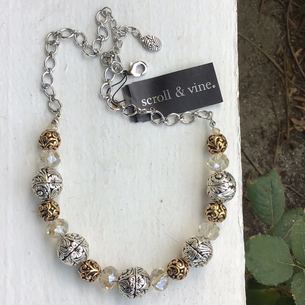 Scroll & Vine Necklace